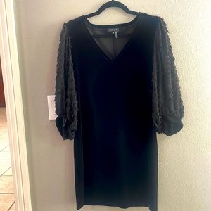 1 State Velvet Cocktail Dress Sm